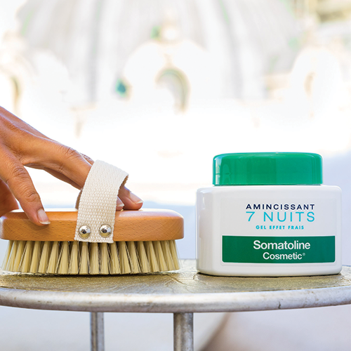 Brosse de Massage et Amincissant 7 Nuits Gel Effet Frais