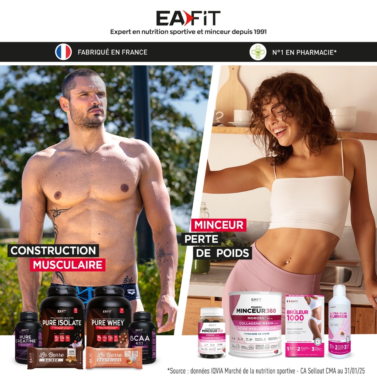 EAFIT Ultra Slim Burner 120 gélules